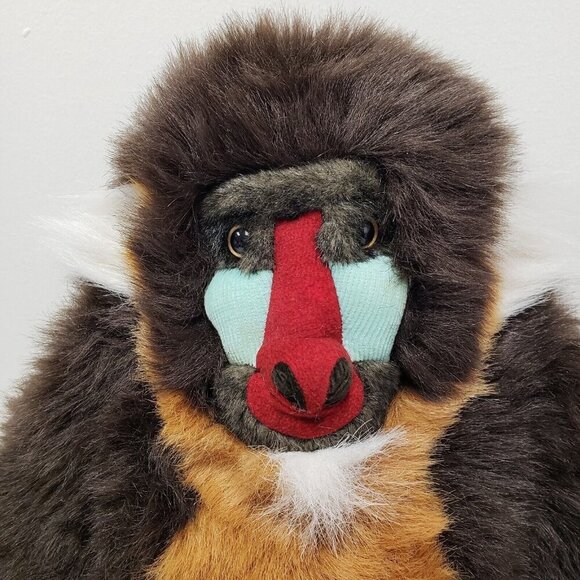 Disney 15" Animal Kingdom Mandrill Monkey Realistic Stuffed Animal Plush - Picture 2 of 6